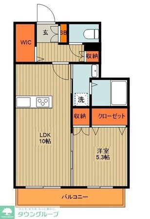 ラフィネスの物件間取画像